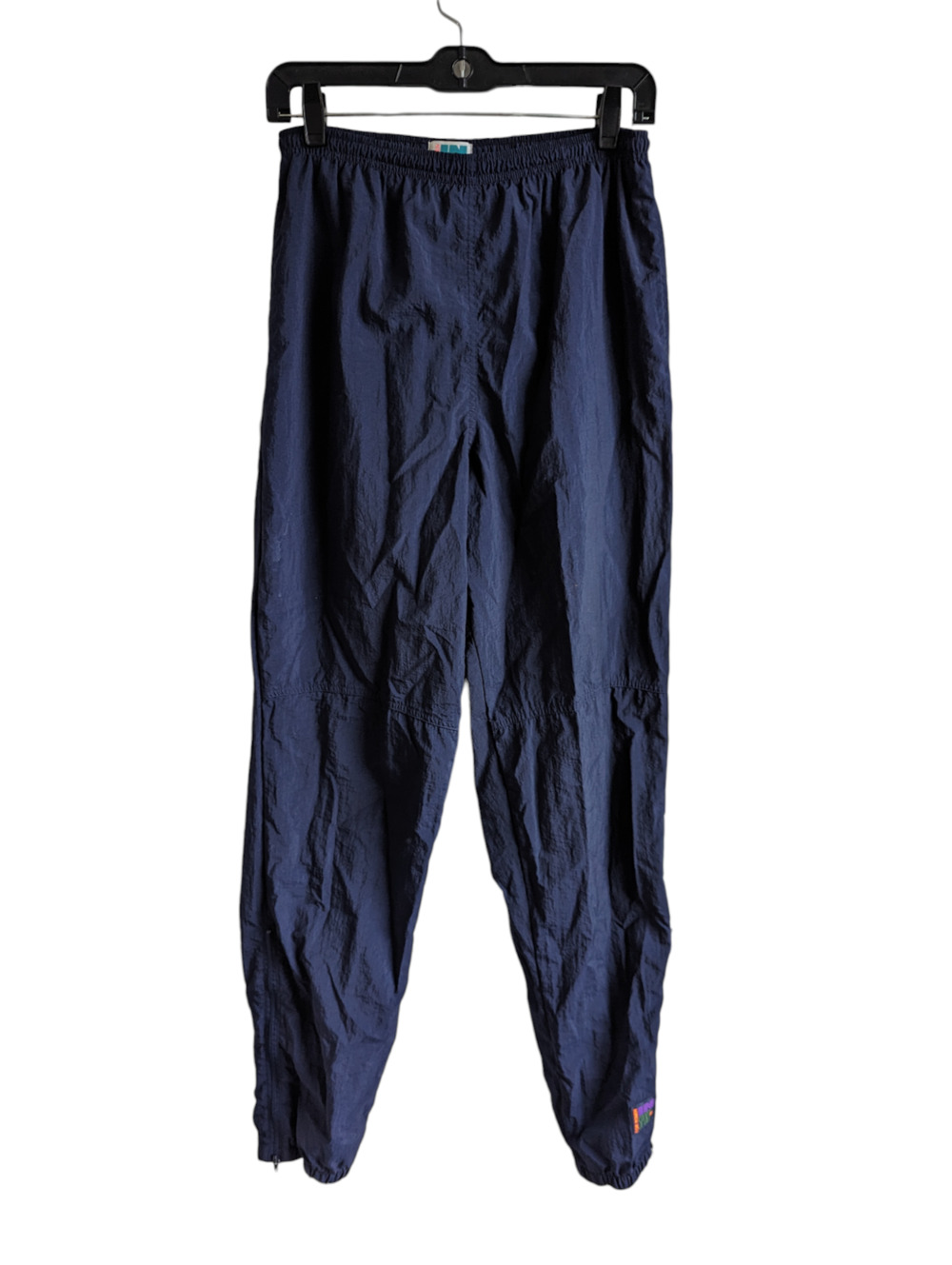 Vintage 90s IN SPORT For Women Navy Blue Windbreaker Pants Size Large Y2K